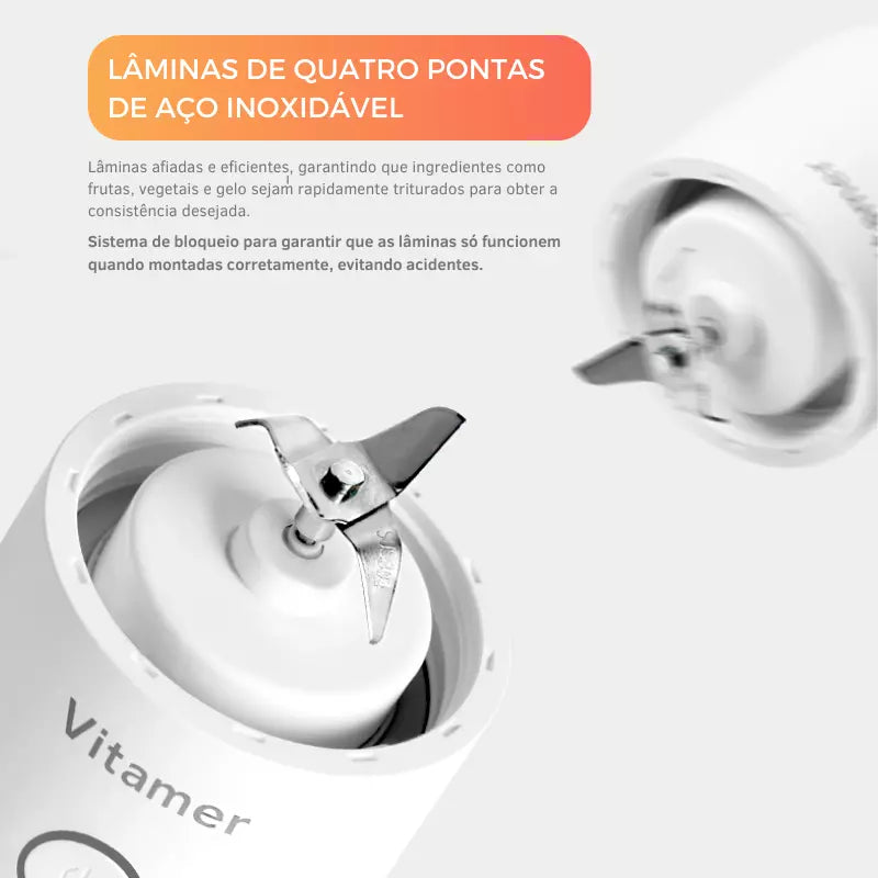 liquidificador-portatil-vitamer-mini-350-ml-laminas-aco-inoxidavel-blender-mixer