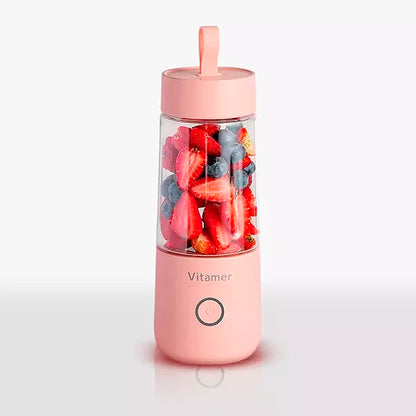 liquidificador-portatil-vitamer-mini-350-ml-rosa-blender-mixer