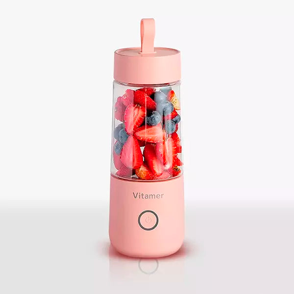 liquidificador-portatil-vitamer-mini-350-ml-rosa-blender-mixer