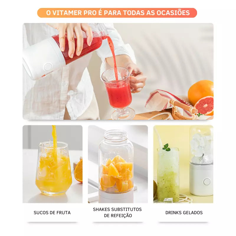 liquidificador-portatil-vitamer-pro-500-ml-diversas-ocasioes-e-modos-de-preparos-mixer-blender